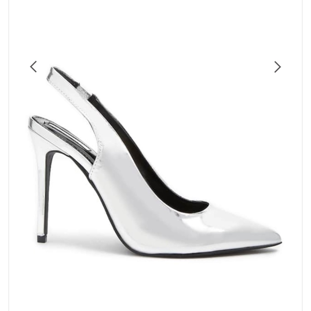 Forever 21 Faux Patent Slingback Pumps 😍